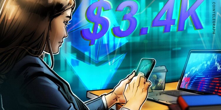 ETH Hits $3.4K But Several Factors Put A Pause On Ether’s Rally