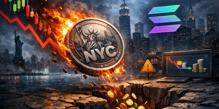 Former NYC mayor-backed NYC token tumbles on Solana amid liquidity fears
