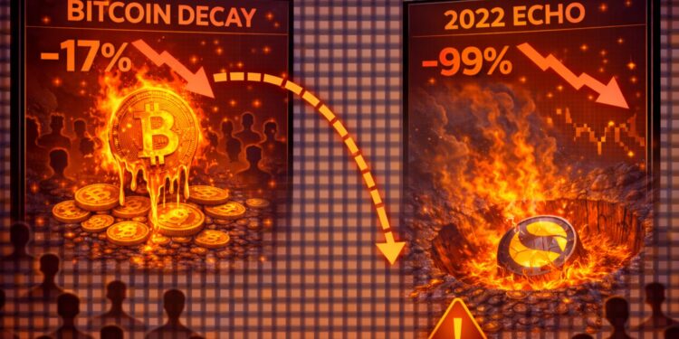 Bitcoin’s Decay Signals the Most Severe Bearish Pivot Since the LUNA Collapse – A 2022 Echo