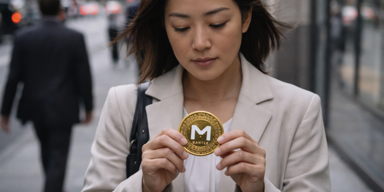 An investor looking at Mantle token