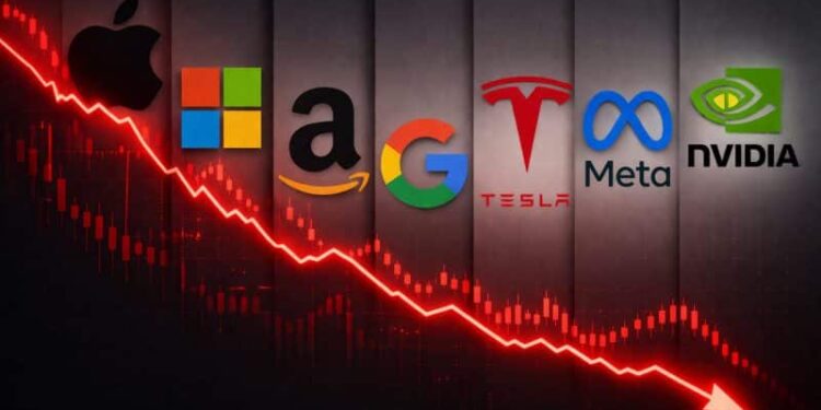 Tech stocks lead Friday selloff as crypto breaks lower and gold and silver spike