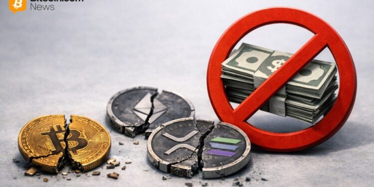 US Senator Introduces Crypto Bill Blocking Federal Bailouts for Digital Assets