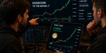 Analysis of a bullish Dogecoin chart