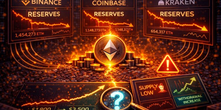 Ethereum Reserves Are Collapsing Across Major Exchanges – Learn What It Signals