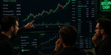 Traders analyzing BCH