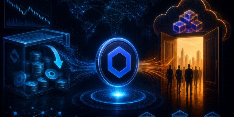 Chainlink Exchange Supply Is Draining While AWS Just Opened The Institutional Door