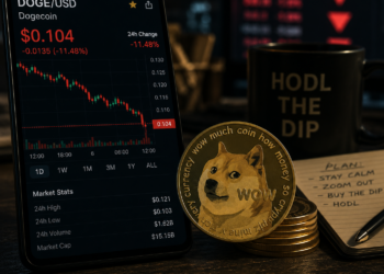 Dogecoin risks dropping below $0.100