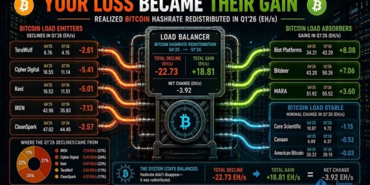 Miner Weekly – The Great Bitcoin Mining Power Shift: Who Won Q1?