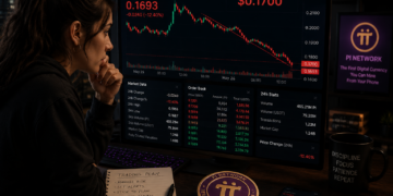PI drops below the $0.1700 level.