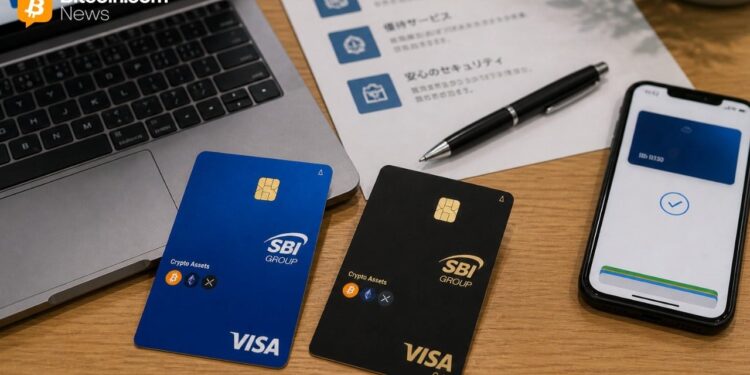 SBI Group, Visa Launch Crypto Card With up to 10% BTC, ETH, XRP Promo Rewards