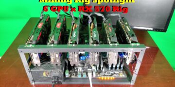 6 GPU x RX 570 Mining Rig Spotlight | Mining Rig Spotlight #1