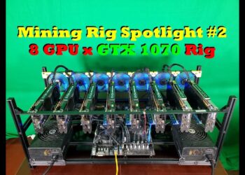 8 GPU x GTX 1070 Mining Rig Spotlight | Mining Rig Spotlight #2