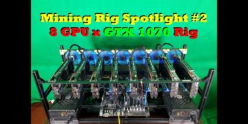 8 GPU x GTX 1070 Mining Rig Spotlight | Mining Rig Spotlight #2