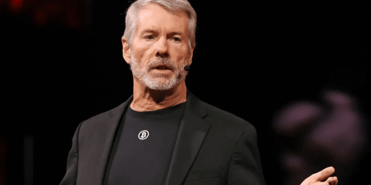 Saylor Walks Back 'Never Sell' at BTC Prague