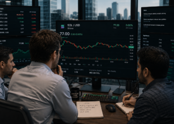 SOL holds $77 as ETF inflows and bullish derivatives signal further upside