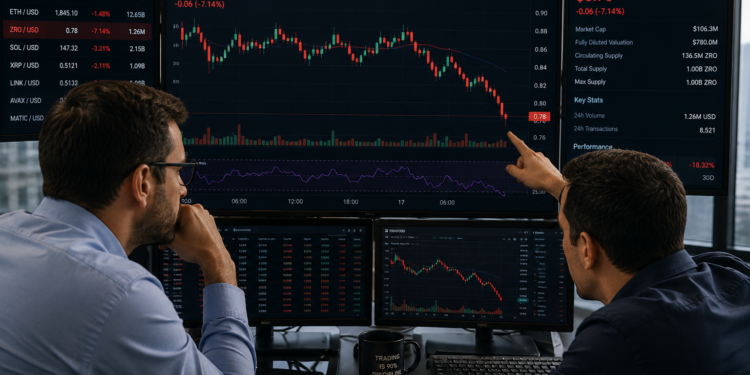 ZRO slides 4% ahead of 25.7 million token unlock