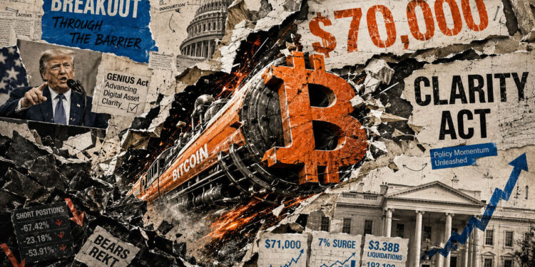 Bitcoin blasts past $72,000 as $3.1B in shorts gets liquidated