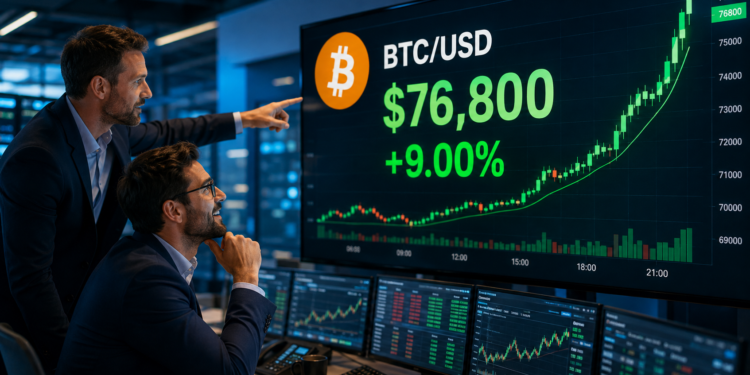 Bitcoin eyes $80k after weekly rally pushes BTC above key moving averages