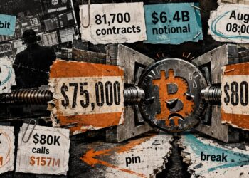 Bitcoin is trapped between $75,000 and $80,000 ahead of a massive Friday derivatives settlement