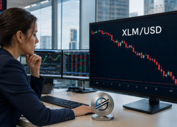 Stellar’s XLM token slides below key moving averages