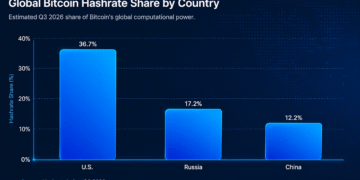 US Bitcoin Mining Grip Slips From Q1 to Q3 as Rival Nations Gain