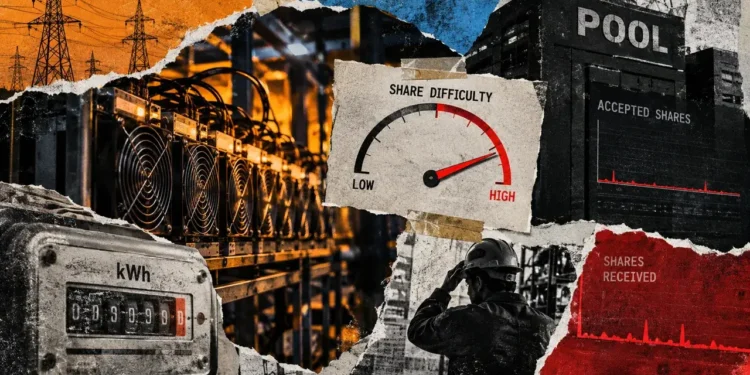 Bitcoin mining vardiff can strand slowed miners