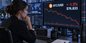 Bitcoin risks drop to $71k as rounded-top pattern takes shape