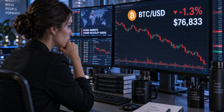 Bitcoin risks drop to $71k as rounded-top pattern takes shape
