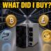 I bought a bunch of ASIC Miners in the BEAR Market.