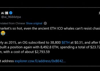 ICO Era Whale Buys ETH at $2,794 as Ethereum Price Now Sits At $2,720