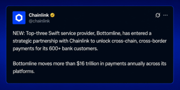 SWIFT Services Provider Taps Chainlink to Bring 600 Banks Onchain
