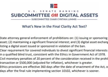 What's New in the Final CLARITY Act Ahead of the Senate Vote