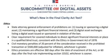 What's New in the Final CLARITY Act Ahead of the Senate Vote