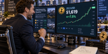 Zcash holds above $1,600 as shielded activity and fund inflows surge