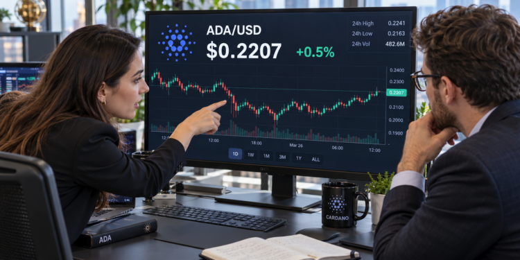 Cardano holds above $0.22 as falling OI signals risk of further losses