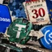 Editorial collage showing a cracked USDT symbol beside USDC, Coinbase branding, and the European stablecoin conversion deadline.