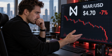 NEAR slips below $5 despite $5.42m ETF inflow
