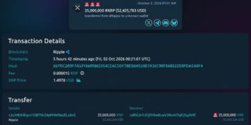 Ripple Moves 35M XRP and the Mystery Wallet Forwards 6.5M Within Hours