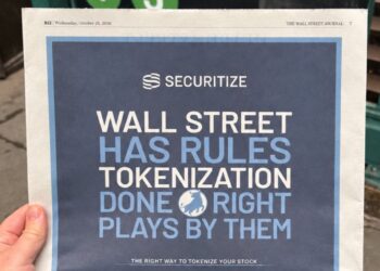 Securitize Defends Tokenization Against Critics With Full-Page WSJ Ad