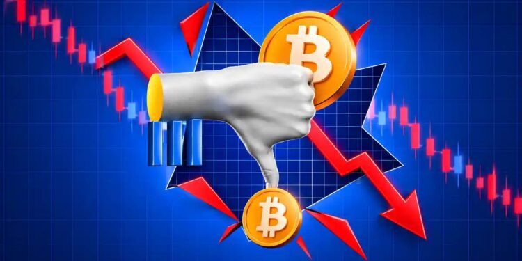 US Stock Market Crash Could Trigger Bitcoin Price Fall Toward $63,000