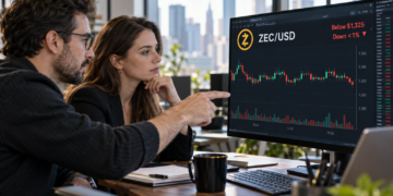 Zcash dips below $1,348 as ETF outflows ease and NU7 enters testing